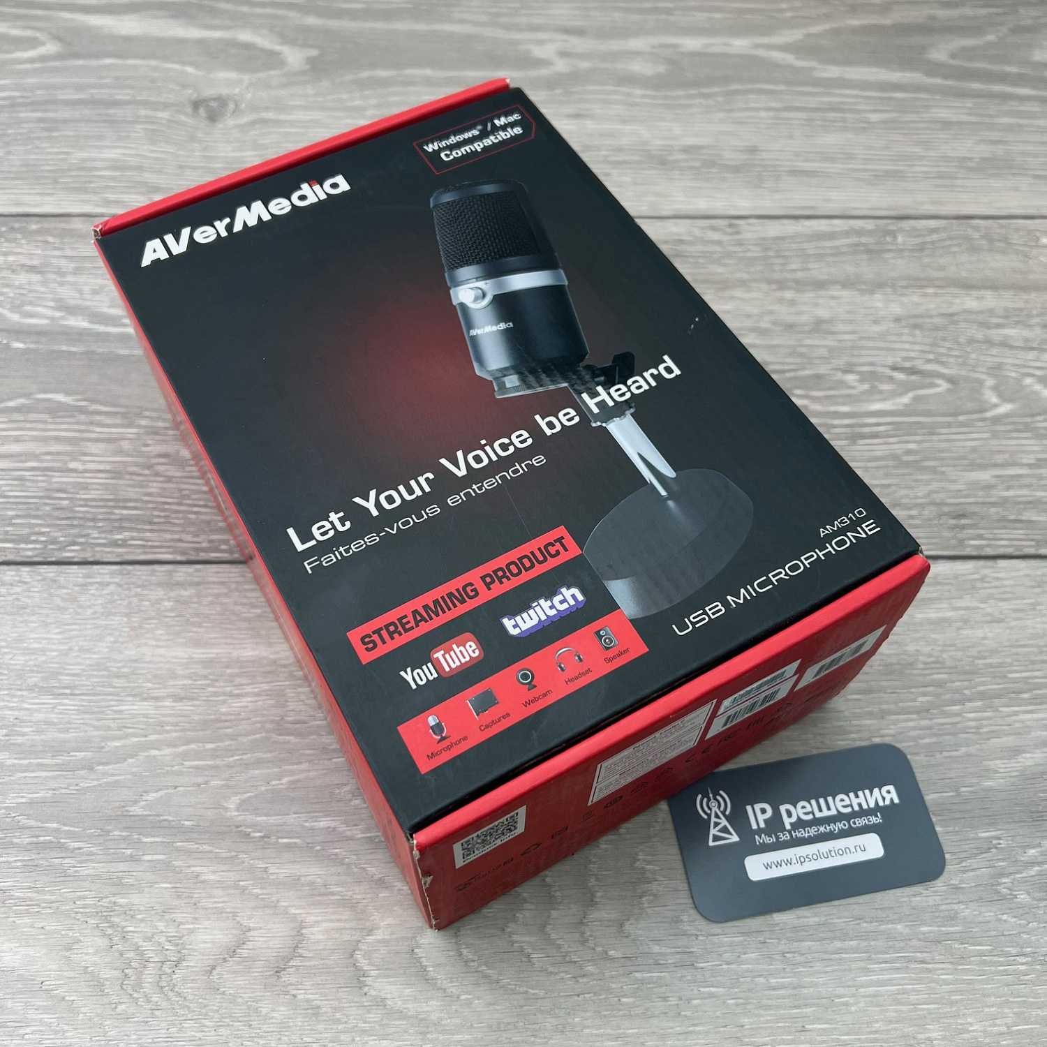 AVerMedia AM310, USB микрофон